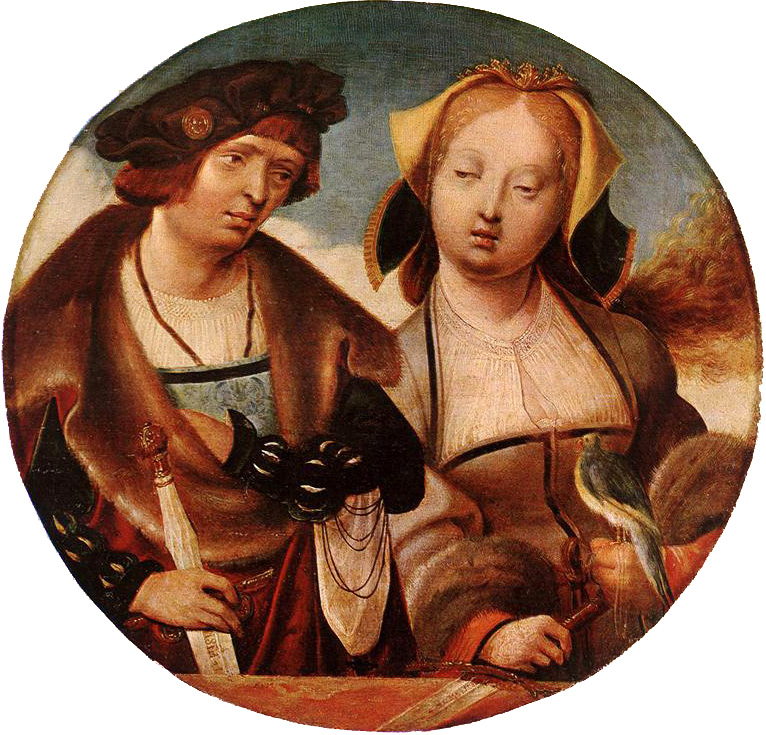 saint cecilia and her fiance